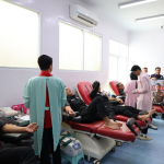 HUT Humas Polri ke-74, Bidhumas Polda Banten dan Jajaran Polres Gelar Donor Darah