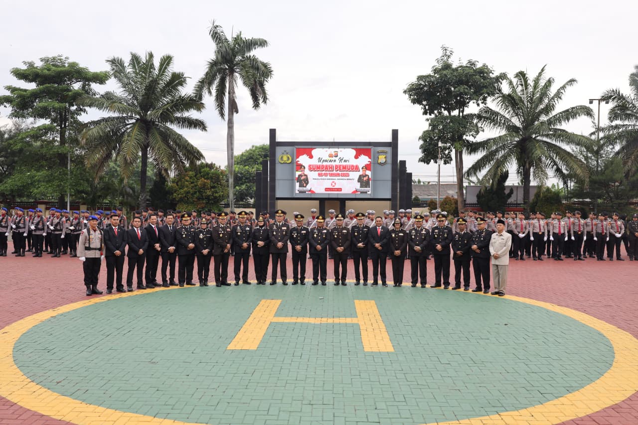 Pemuda Pemudi Bergerak Indonesia Bersatu, Polda Banten Peringati Hari Sumpah Pemuda ke-97