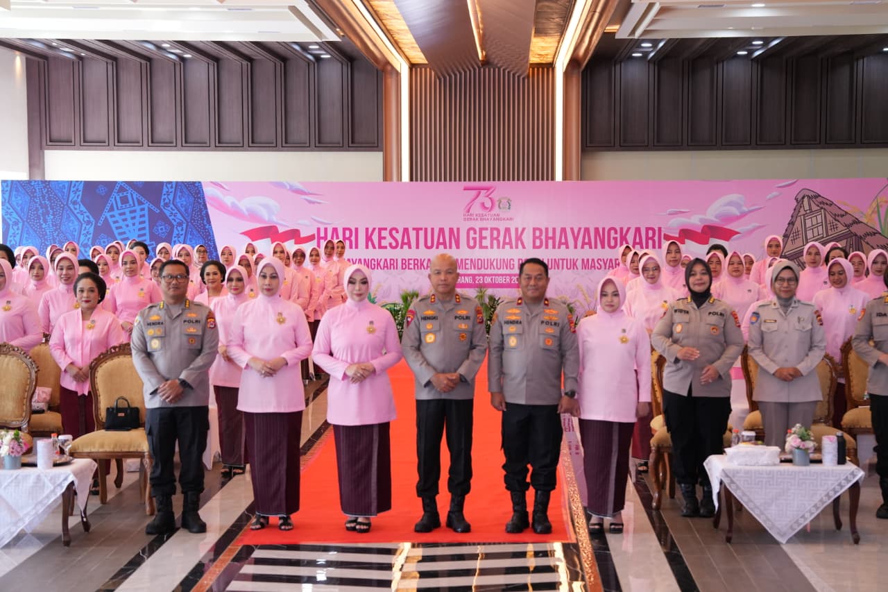 Polda Banten Peringati Hari Kesatuan Gerak Bhayangkari ke-73
