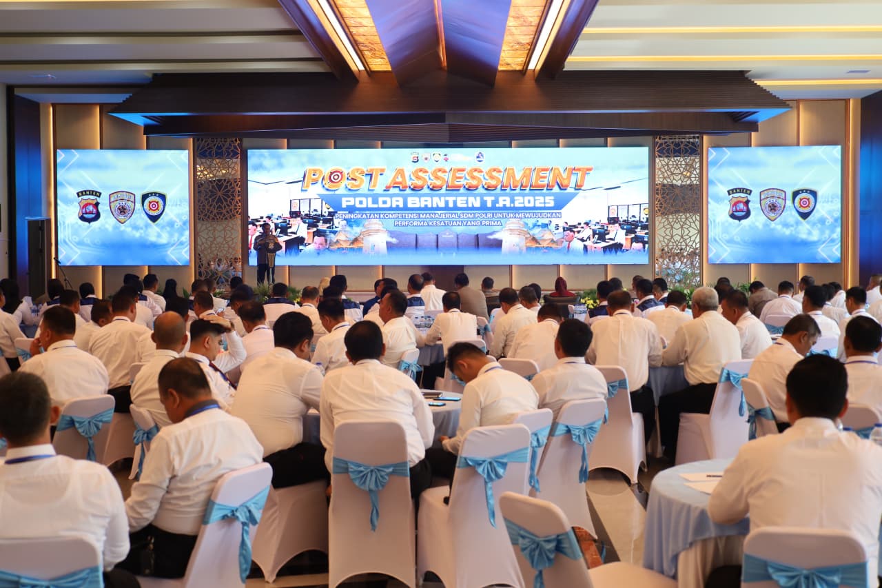 Polda Banten Mantapkan Pengembangan SDM Melalui Post Assessment 2025