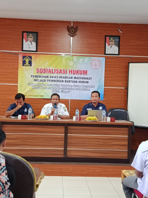 Edukasi Hukum di Kelurahan Taman Baru: Warga Didorong Pahami Prosedur Bantuan Hukum