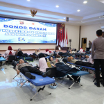 ASN Polda Banten Gelar Donor Darah Memperingati HUT Korpri ke-54