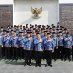 Sambut HUT Korpri ke-54, ASN Polda Banten Ziarah ke TMP Ciceri Kota Serang