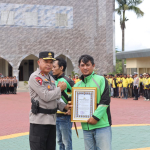 Ojol bersama Polda Banten Bersatu dalam Apel Kamtibmas untuk Ciptakan Keamanan Bersama