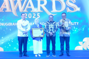 Wakapolda Banten Hadiri Penganugerahan CSR Radar Banten Awards 2025