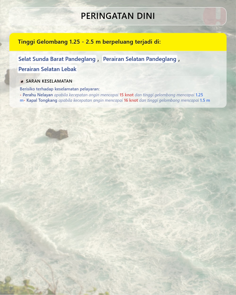 Polda Banten Sampaikan Imbauan Prediksi BMKG, Terkait Cuaca Yang Tidak Menentu